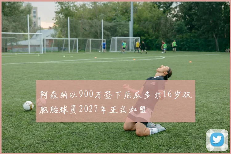 阿森纳以900万签下厄瓜多尔16岁双胞胎球员2027年正式加盟
